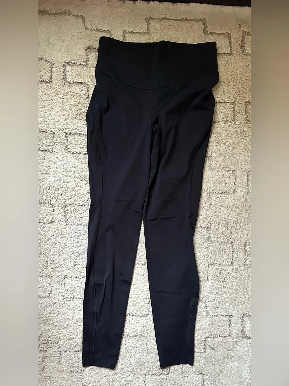 Lululemon Base Pace High Rise Leggings size 10 28” length in Black and True Navy - Picture 2 of 7